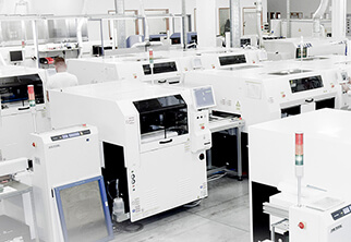 Manufacturing plant: 3 automated SM lines